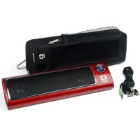 CX DE SOM PORTATIL 2WX1,5 RMS VERMELHA STREET MIDIBOX - C3TECH ST-160RD-