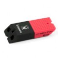 PENDRIVE 8,0GB USB 2.0 KINGSTON MINI FUN VERMELHO/PRETO